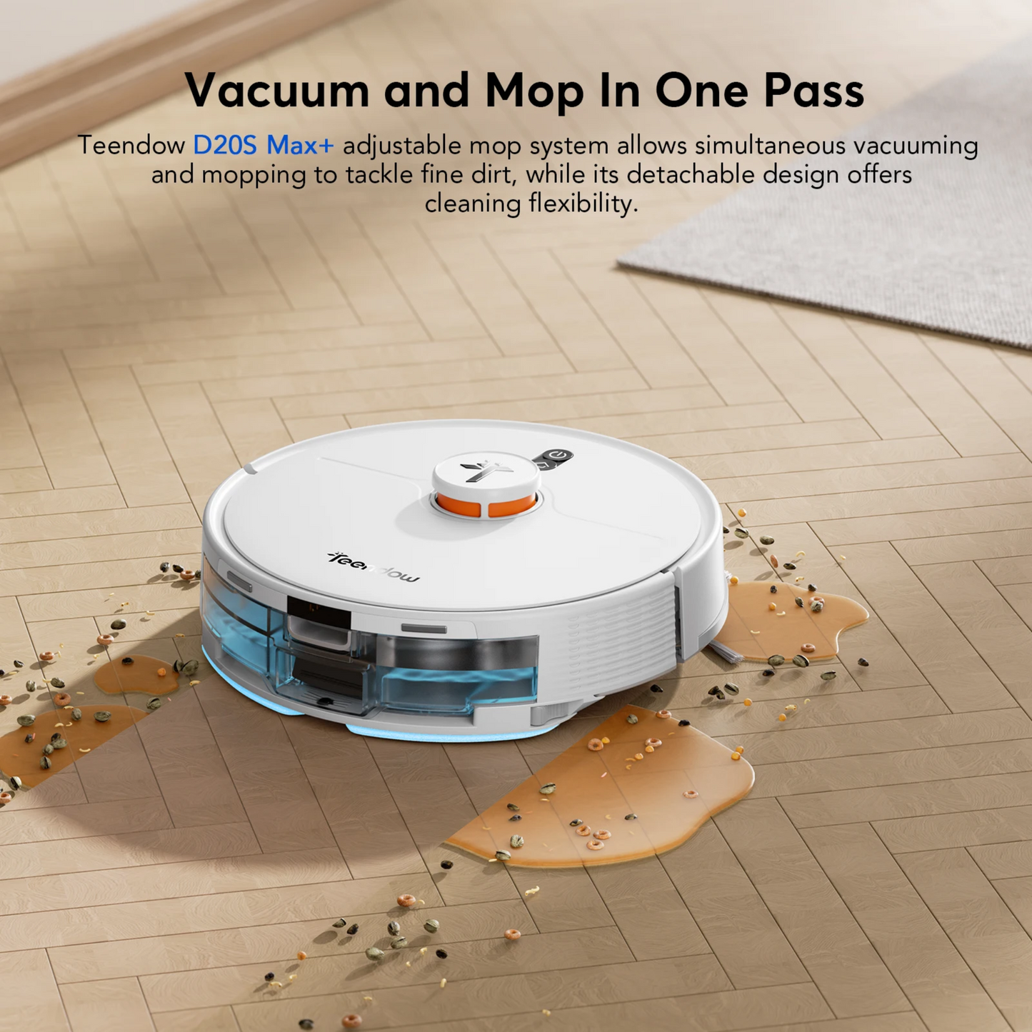 Freemdou AuraWash L12 All-in-One Robot Vacuum & Mop — product view 4