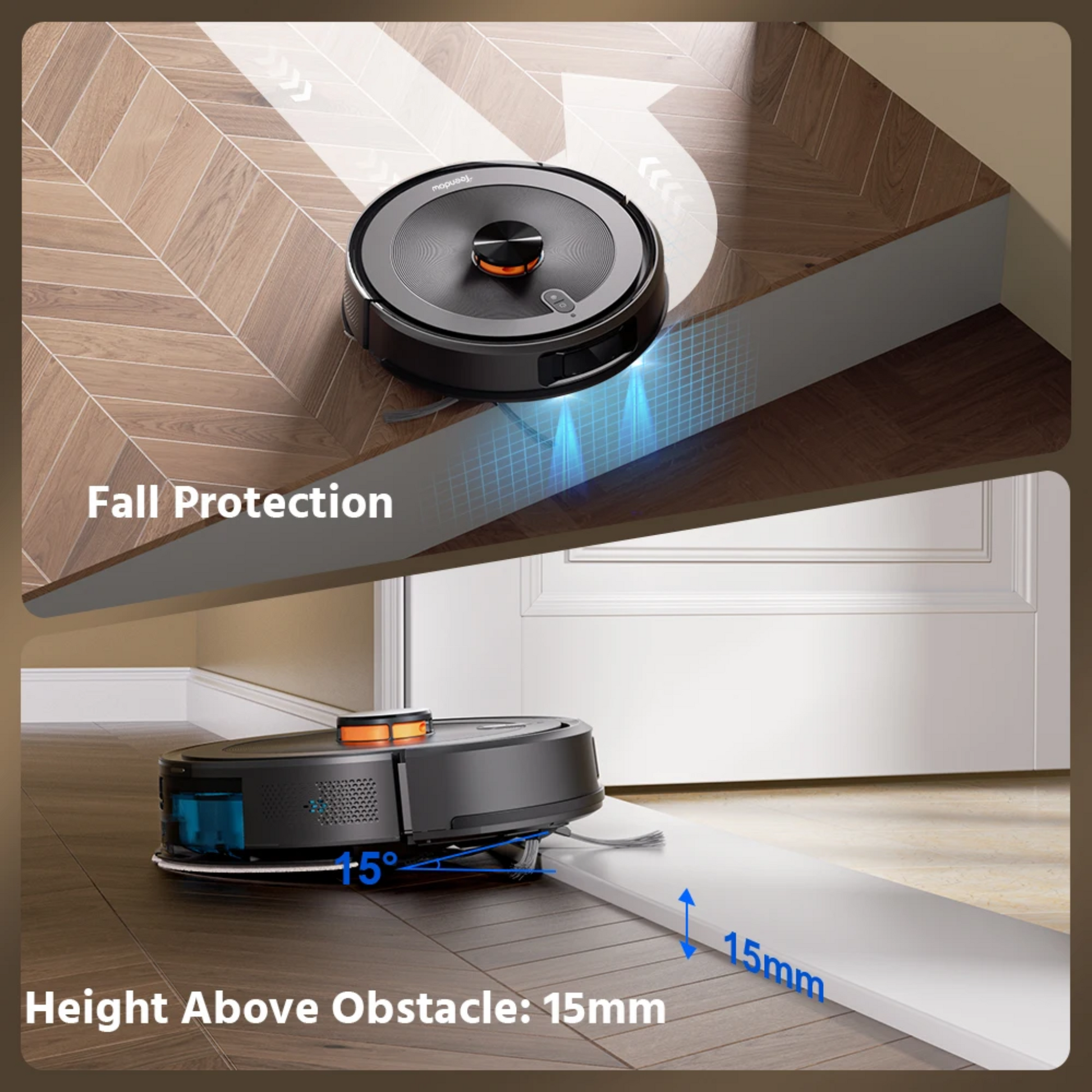 Freemdou APEX L10 Auto-Empty Robot Vacuum — product view 3