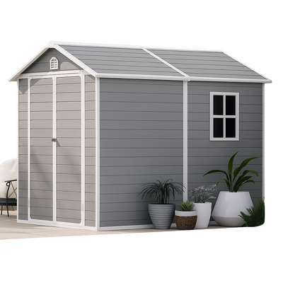 NordicHaven Apex 8x10 Resin Storage Shed