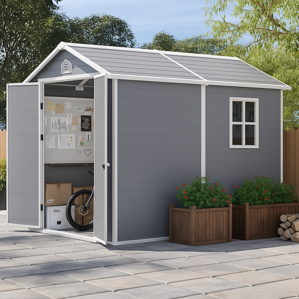NordicHaven Apex 8x10 Premium Resin Shed — product view 3