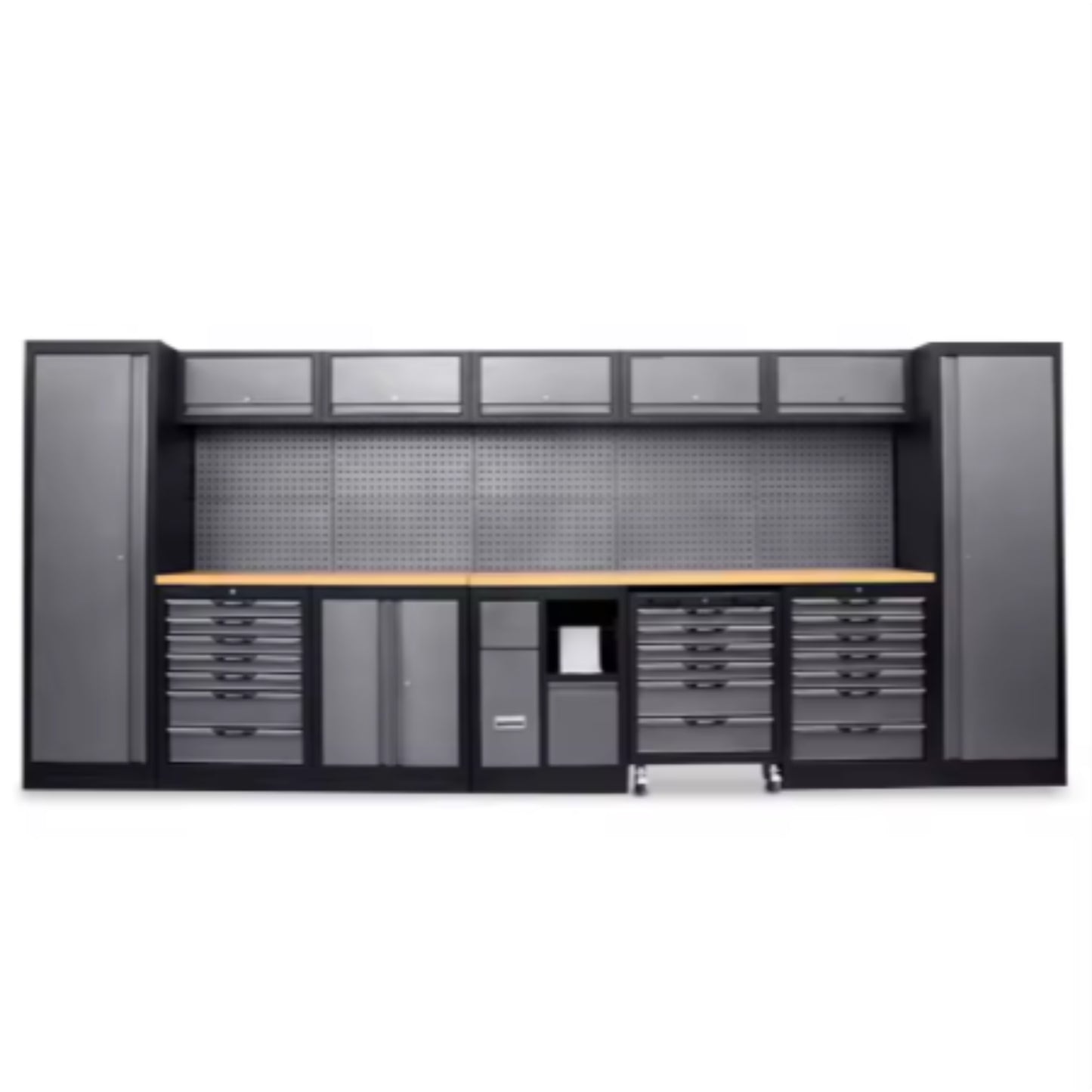 TitanForge WallLine Ultimate Garage Workbench Suite