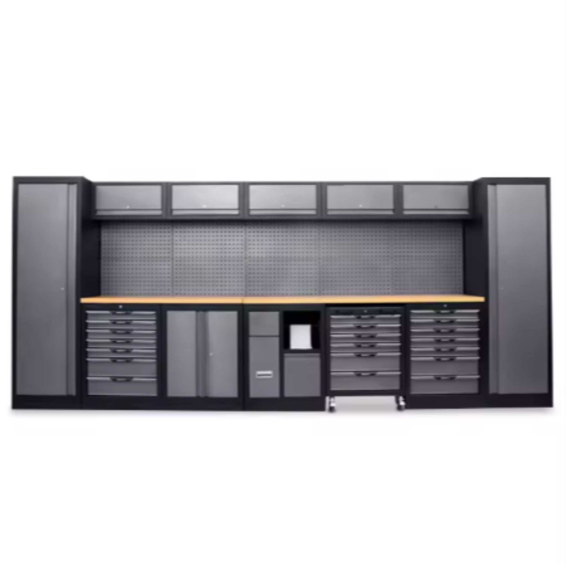 TitanForge WallLine Ultimate Garage Workbench Suite