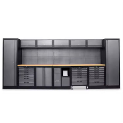 TitanForge WallLine Garage Workbench Cabinet Suite